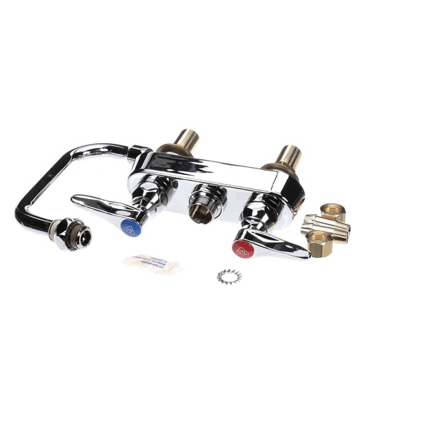 (image for) T&S Brass B-1110-XS WORKBOARD FAUCET, DECK MOUNT, 4 CENTERS,